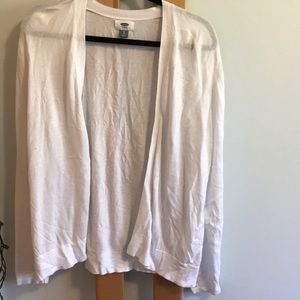 Old Navy white cardigan. XL but fits like a medium